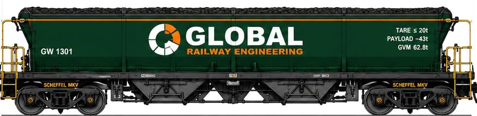 Goliath coal wagon · dual-purpose heavy haul