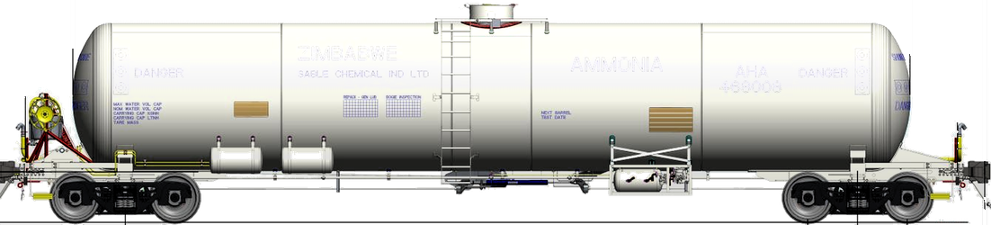 Ammonia tank wagon · AHA 468008 · Beluga series
